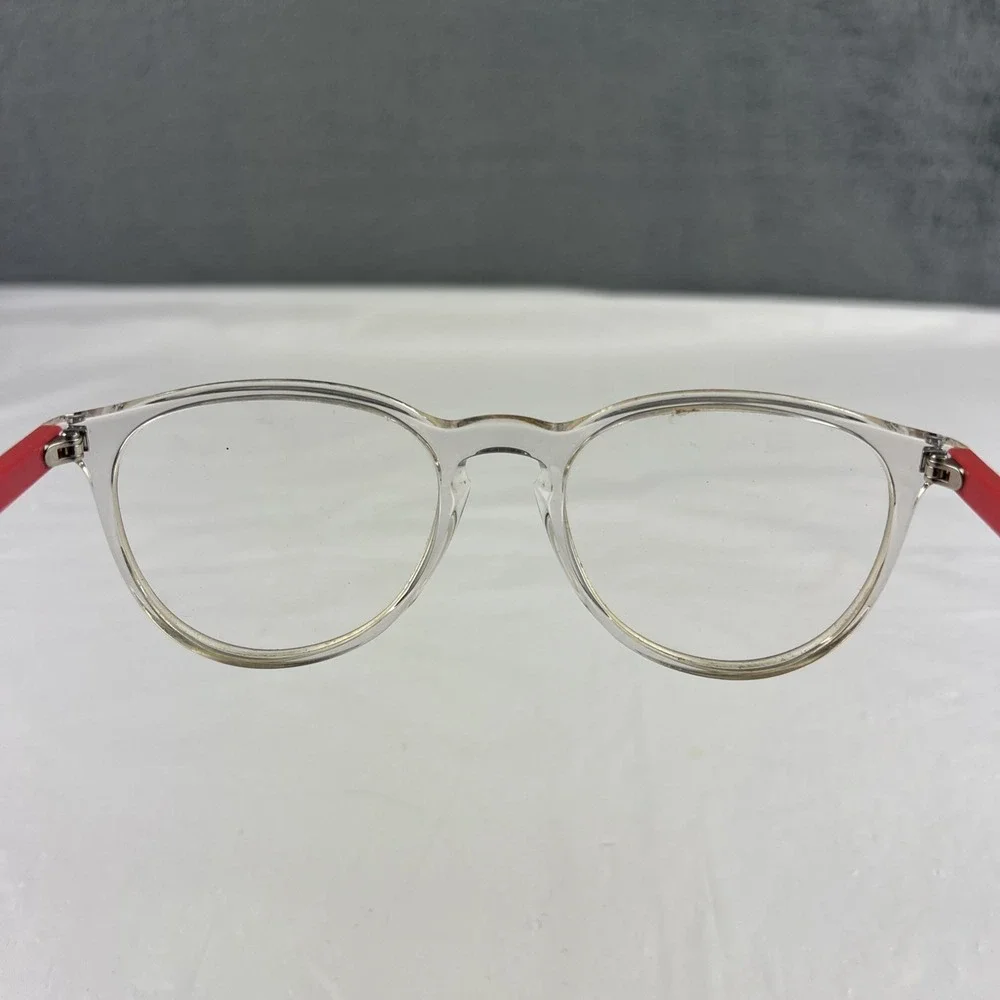 Ray-Ban RB7046 5950 Eyeglasses Clear Coral 51-18-140 Frames Only EUC